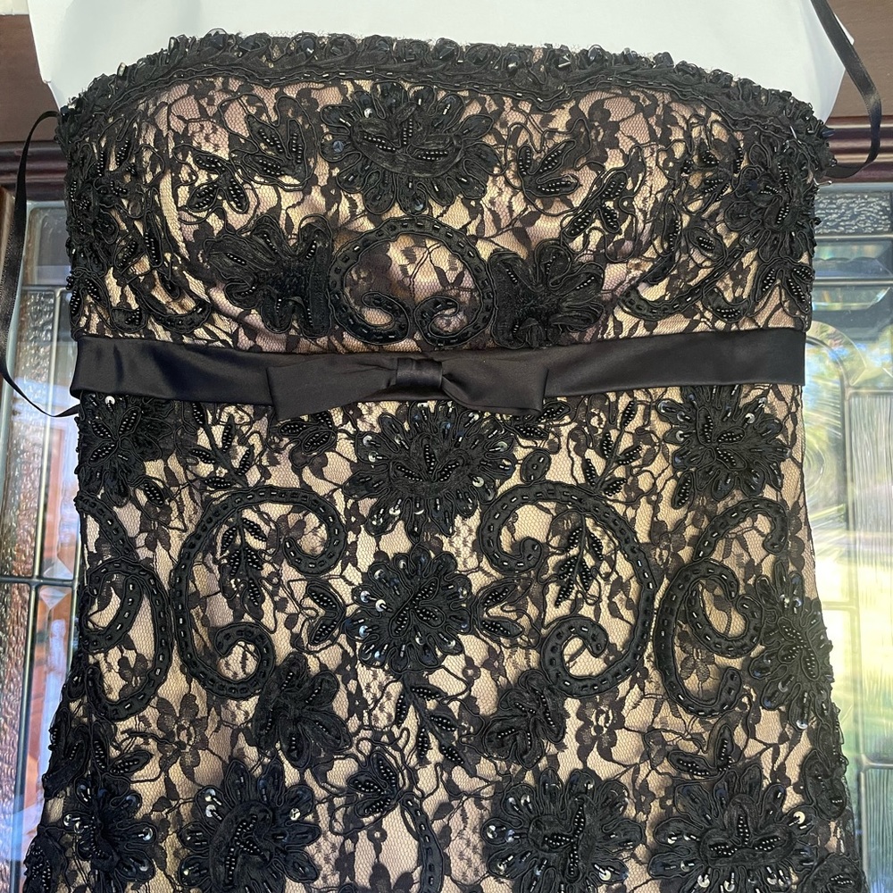 Stunning strapless formal gown